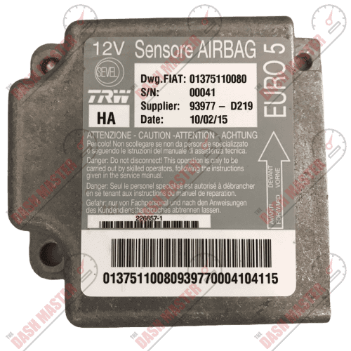 Peugout Boxer Citreon Relay Fiat Ducato Airbag Ecu B0100-49 Error Repair / Programming Service - Airbag ECU from [store] by dashmasterecu - airbag, ImmobiliserDelete, ImmobiliserShop, pincoderetrieval, seat, volvo